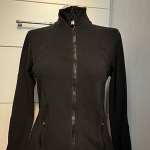 Size 12 Black Original Style Define Jacket - fitted, full zip